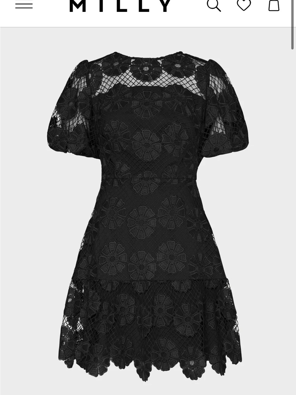 Milly Yasmin Daisy Lace Dress